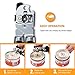 Can Opener Manaul, Primacc Smooth Edge Stainless Steel Hand Held Kitchen Can Bottle Jar Opener for Labor-saving and Safety