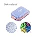 XDOBO Pill Box 7 Day Portable for Travel 8 Compartments Weekly Medicine Vitamin Plastic Pill Organizer BPA Free Good for Purse and Pocket (Blue)
