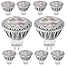 BAOMING MR11 LED Bulb Daylight 6000k 20W/35w Halogen Replacement, GU4 Base 12V Low Voltage 30° Spot Light Not-Dimmable 10-Pack