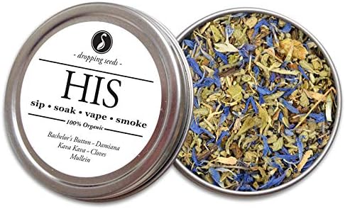 Organic Herbal Smoking Tea Blend For Enhancing Self-love I HIS Herbal Blend (10 G)