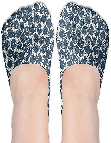 Leaf Fashion No Show Socks Cotton Socks For Women