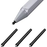 MoKo Pen Tips for Surface Pen (3 Packs, Original HB Type) | Tips Replacement Kit fit Microsoft Surface Pro 2017 Pen (Model 1776) / Surface Pro 4 Pen, Original Pen Nibs for Surface