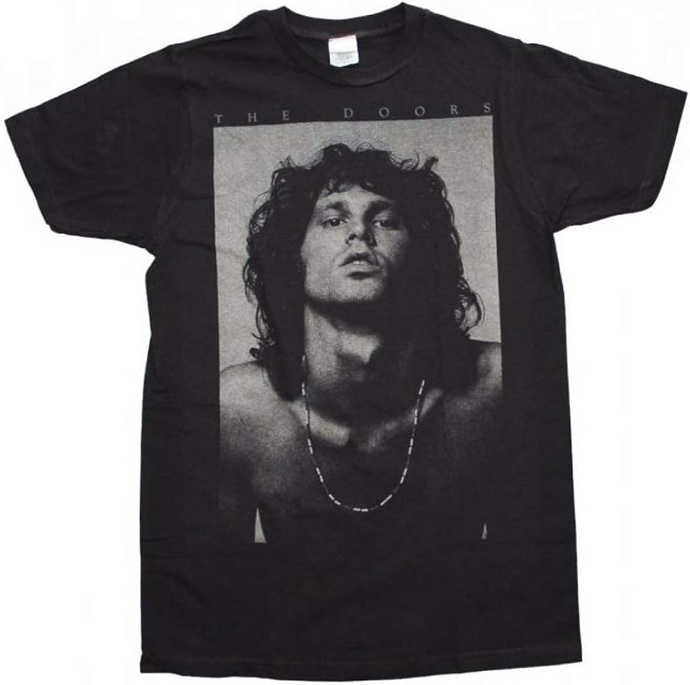 Band Merch S The Doors Jim Morrison B W T Shirt Zelitnovelty