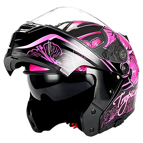 CFZWJ Men Women Personalized Full-face Helmets,Flip Up Adult