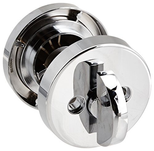 Kwikset 91580-004 Round Single Cylinder Deadbolt featuring SmartKey in Polished Chrome - //medicalbooks.filipinodoctors.org