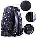 School Bag for Boys Girls SKL Galaxy Blue Stylish Unisex Canvas Book Bag School Backpacks for Girls Boys (Black with Pencil Bag)