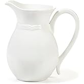 Mikasa French Countryside Pitcher, 47-Ounce, Ivory - 5093641