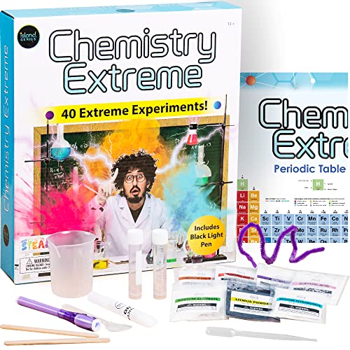 Island Genius Chemistry Extreme Science Experiment Kit for Kids Boys
