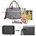UTOTEBAG Cooler Bag Nylon Insulated Cooler Box Wide Open Lunch Bag Leak-Proof Lunch Tote Large Capacity Cooler Tote with Removable Shoulder Strap for Men/Picnic/Beach/Camping/Fishing(Grey)thumb 3