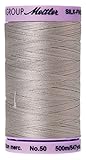 Mettler Silk-Finish Solid Cotton Thread, 547 yd/500m, Ash Mist