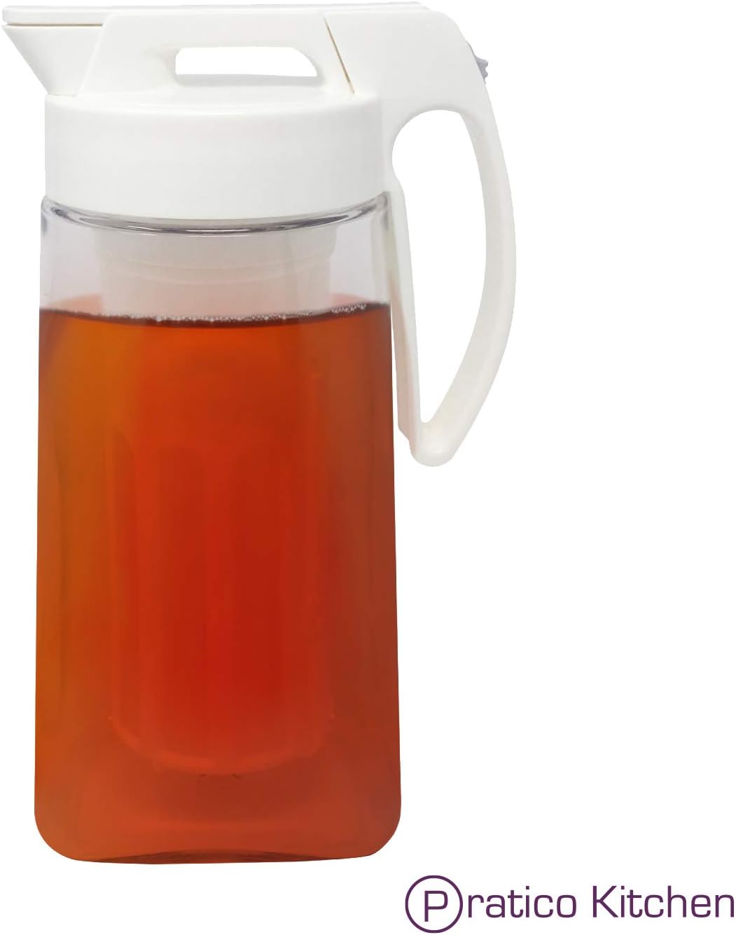 FusePour Pitcher with Cold Brew Infuser & Iced-Tea Infuser - Makes Hot/Cold Coffee, Tea, Fruit Juice - Small 1.6 Quarts
