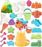 SIMPLENICE Beach Toy, 26Pcs Kids Beach Sand Toys