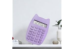Does not Include The Battery,Mini Calculator Candy Colors, Compact Multifunction Device Small Computer with Large Display for