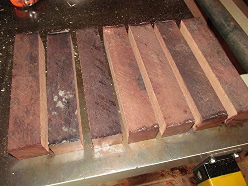 Lot of 8 Kiln 2" X 2" X 11" Dried Purpleheart turning blanks Wood Lumber Lath Carve