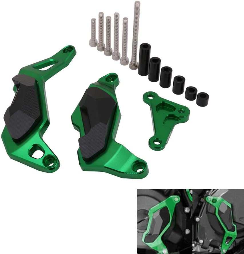 thumbnail image 2 of Motorcycle Frame Sliders No-Cut Frame Sliders For Kawasaki Ninja ZX10R ( 2011-2023) - Crash Protection 2015 Zx10r Parts 2 of 10