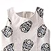 Mingao Little Girls' Skull Print Sleeveless Sundress 1-2 Years