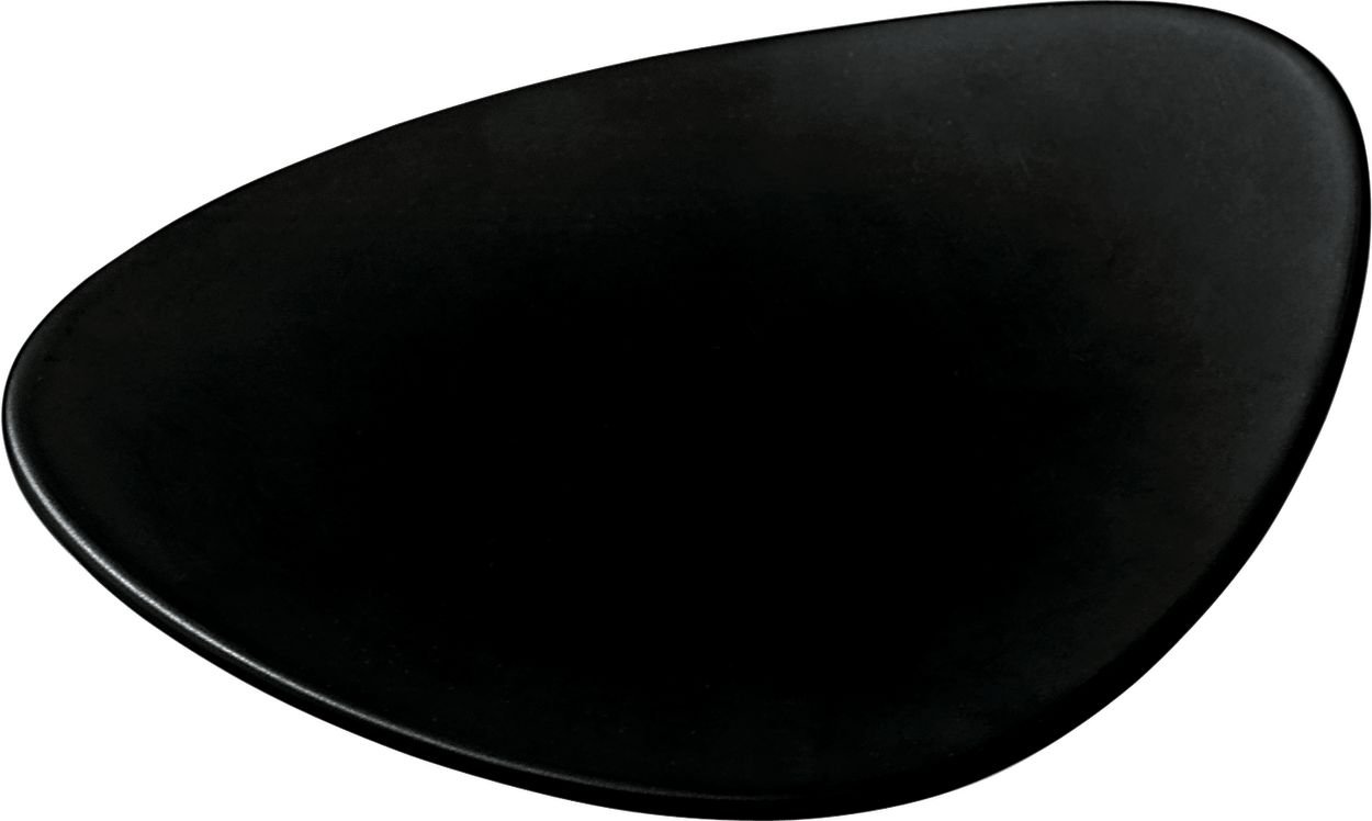 Alessi Colombina Saucer for Mocha Cup, Black, Set of 6 (FM10/77 B)