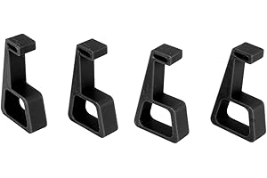 HEAYZOKI 4pcs Horizontal Vertical Stand for Slim Stand Cooling Station, for PS4 Accessories Bracket Stand, Console Game Machine Cooling Legs, Horizontal Holder (Black)