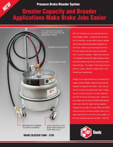 GearWrench 3795D Brake Bleeder Tank