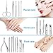 18Pcs Manicure Set Nail Clippers Pedicure Kit, 18 in 1 Stainless Steel Nail Clippers Set Professional Grooming Kit Nail Care Tools with Luxurious Travel Case for Women & Men