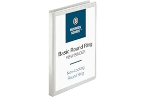 Business Source Round-Ring View Binder