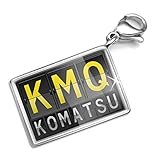 Clip on Charm & Bracelet Set KMQ Airport Code for