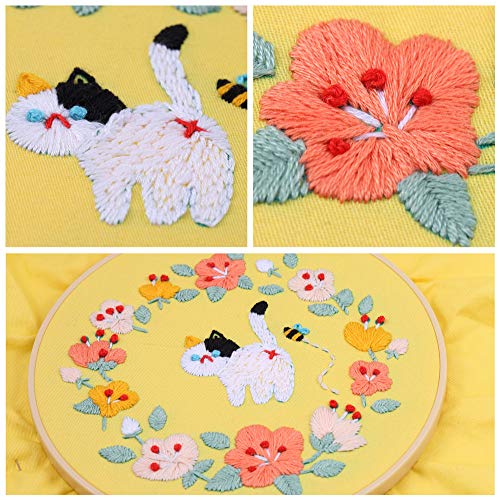 Embroidery Kit Beginners-Cross Stitch Kit Animal Pattern