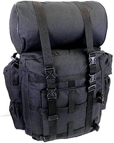 Vance MOTORCYCLE LARGE SISSY T BAR BAG TRAVEL PLAIN LUGGAGE BAG W/MAP POCKET