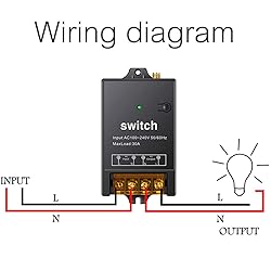 dstfuy Remote Control Switch,1500M Long Distance,AC
