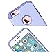 ULAK iPhone 6 Plus Case, Slim Sugar Candy Anti-Slip Drop Protection with Shock Absorbent Hybrid PC & Silicon Case Cover Case for Apple iPhone 6 Plus / 6s Plus - Purple