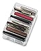 byAlegory Acrylic Makeup Palette Organizer With Removeable Dividers Designed To Stand & Lay Flat | 8 Spaces Fits Small To Standard Size Palettes