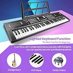 61 Keys Electronic Digital piano, portable Keyboard