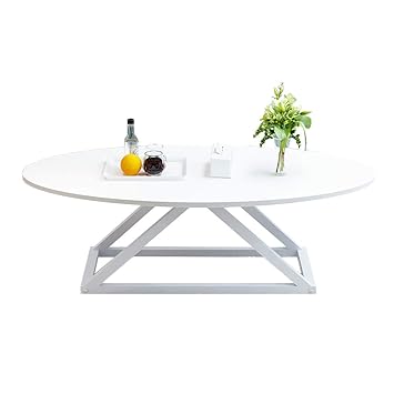 Amazon Com Oval Coffee Table Sofa Table Living Room Side Table