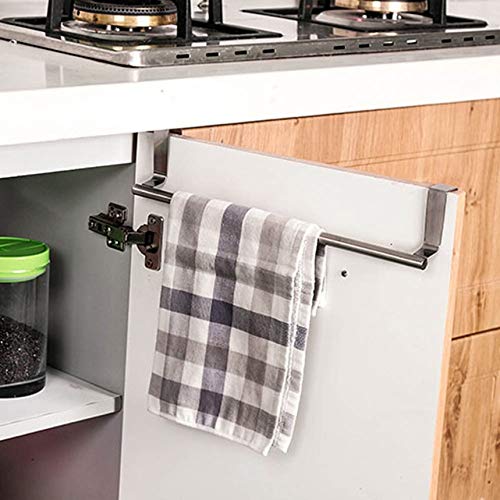 JISETY Towel Rack Shelf Over Door Bar Hanging Holder Bathroom Kitchen Cabinet S1 F803
