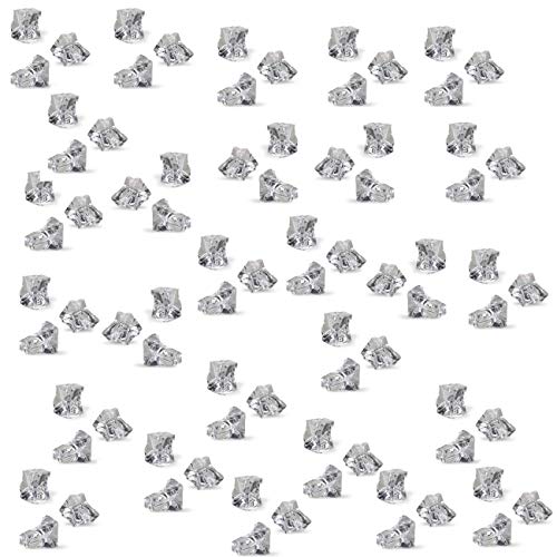 Tytroy 1 Lbs Clear Acrylic Ice Rocks Vase Filler Translucent Crystal Table Scatter Treasure Gems