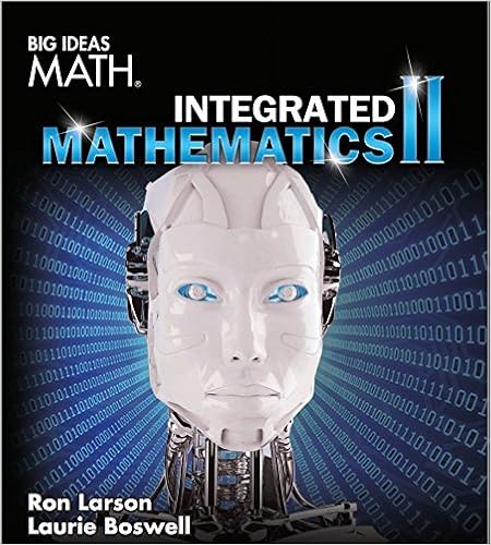 Big Ideas Math Integrated Math 2 Student Edition 2016 Houghton Mifflin Harcourt 9781680330687 Amazon Com Books