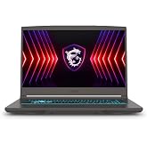 msi Thin Gaming Laptop, 15.6" FHD 144Hz, Intel i5-13420H, RTX 3050, 16GB RAM, 512GB NVMe SSD, Windows 11 Home
