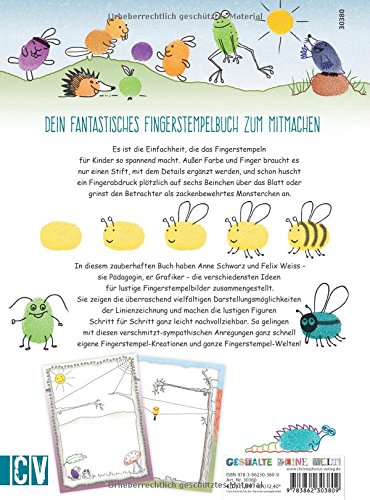 Dein Fantastisches Fingerstempelbuch Zum Mitmachen Amazon - 