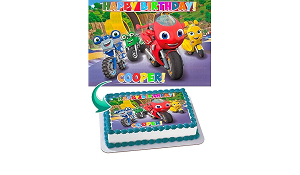 Amazon Com Cakecery Ricky Zoom Edible Cake Image Topper Personalized Birthday Cake Banner 1 4 Sheet Grocery Gourmet Food Amazon Com Cakecery Ricky Zoom Edible Cake Image Topper Personalized Birthday Cake Banner 1 4 Sheet Grocery Gourmet Food