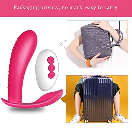 Wearable Wand Massager, Heating Rechargeable Vibration Body Massager Silicone Depth Waterproof, Multi-Speed Shock Modes Personal Massager Full Relief The Pain of Back Neck Shoulder - Thumbnail 7