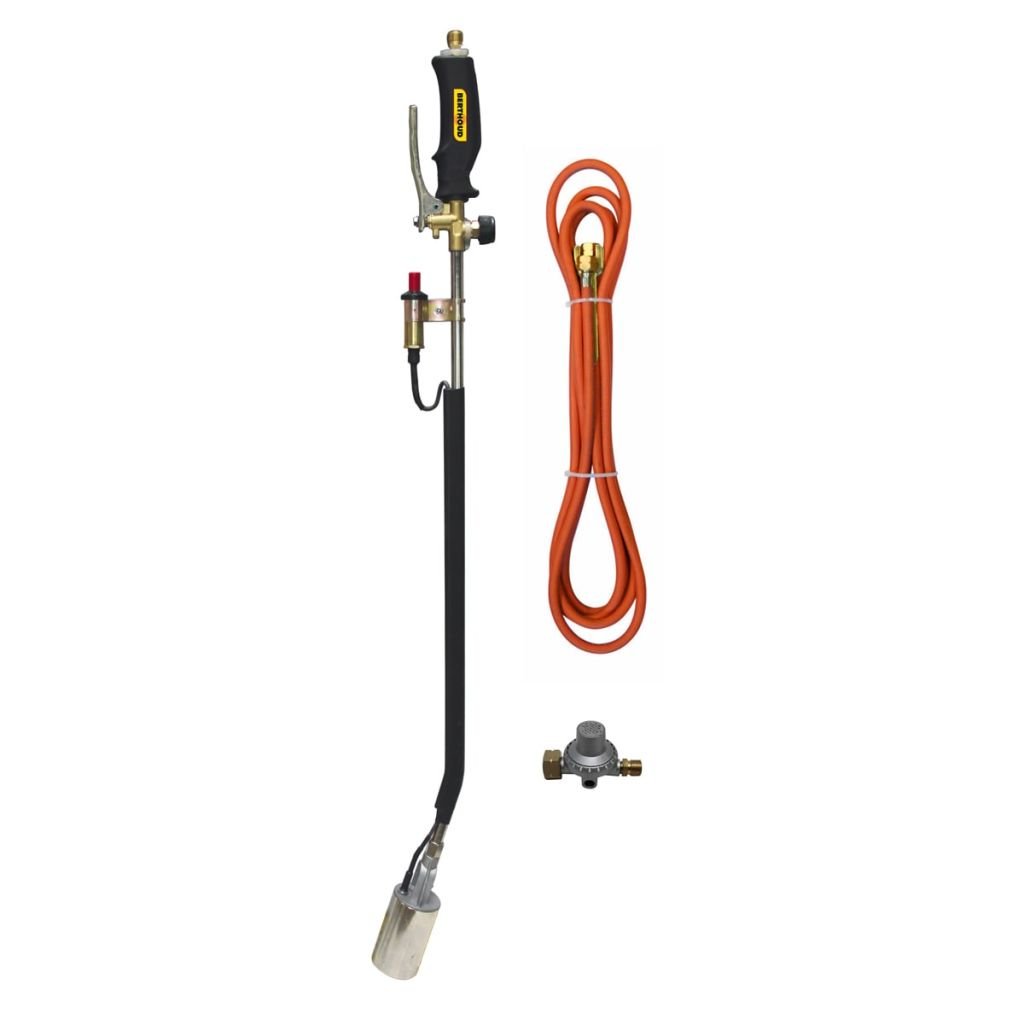 Berthoud Garden Weed Wand Burner Killer Butane Propane Blowtorch 90 cm