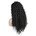 Am Youth Lace Front Wigs Human Hair Brazilian Remy Water Wave Human Hair Wig for Black Women With Baby Hair 130% Density Natural Color 14 Inch