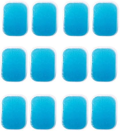 NB Magic ABS Stimulator Muscle Toner Hydrogel Electrode Gel, 2.25 × 1.46 INCH Hydrogel Gel Pads - 12 pcs