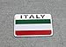 Generic Car Racing Sports Italy Flag Oblong Emblem Badge Decal Sticker