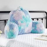 Hobed Life Cozy Fur Backrest Pillow with Arms