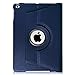Fintie iPad 9.7 inch 2017 / iPad Air Keyboard Case - 360 Degree Rotating Stand Cover with Built-in Wireless Bluetooth Keyboard for Apple iPad 9.7 inch 2017 / iPad Air (2013 Model), Navy