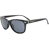 Islander Eyes Barbados Polarized Sunglasses for Men or Women Black Frame w/Smoke Lens