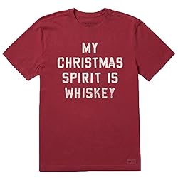 Life is Good The Men's SS Christmas Spirit is