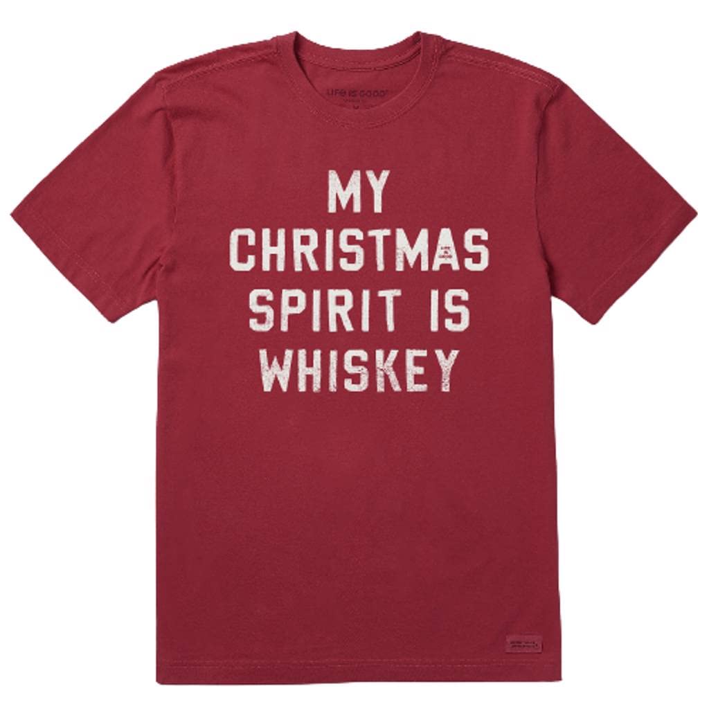 Life is Good The Men's SS Christmas Spirit is