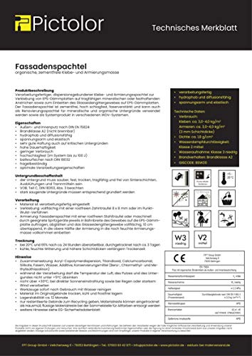 Pictolor Fassadenspachtel 25kg – Bild 3